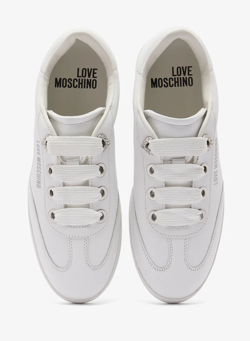 Love Moschino Cloud Love Low-Top Sneakers